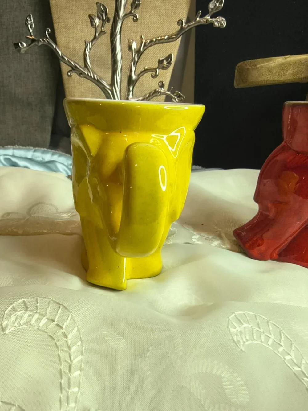 Francoma Rep. 1976 and 1977 Elephant Coffee Mugs